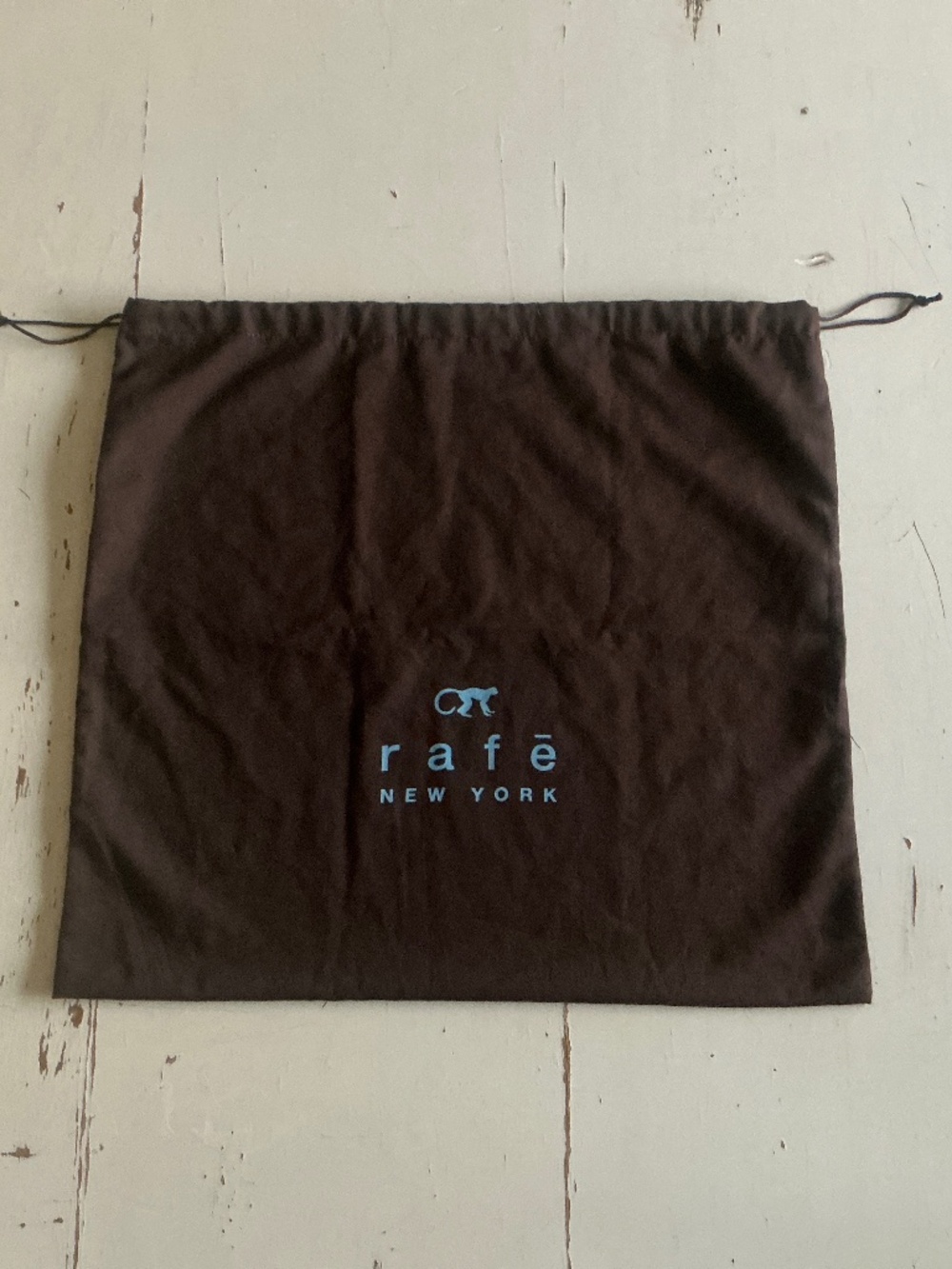 Rafe New York Brown Dust Bag 19 x 20 Inches
